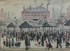 AFTER L S LOWRY (1887-1965) REPRODUCTION COLOUR PRINT, UNSIGNED