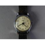 SMITHS EMPIRE METAL CASED SMALL SIZED WRISTWATCH with 5 jewels movement, white arabic dial, with