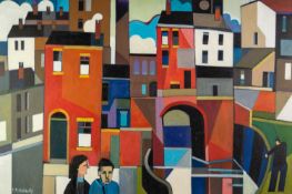 PETER STANAWAY (b.1943) ACRYLIC ON CANVAS ?Ancoats, Manchester? Signed, titled verso 19 ¾? x