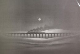 TREVOR GRIMSHAW (1947-2001) ARTIST SIGNED LIMITED EDITION PRINT FROM A PENCIL DRAWING Ribblehead