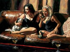 FABIAN PEREZ (b.1967) ARTIST SIGNED LIMITED EDITION COLOUR PRINT ?Eugie and Geo II?, (107/195)