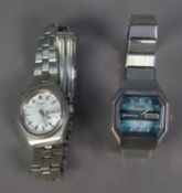 LADY'S SEIKO HI-BEAT STAINLESS STEEL BRACELET WATCH wiht 17 jewels automatic movement, circular