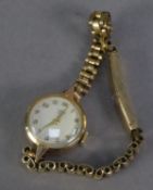 LADY'S ROLEX TUDOR ROYAL, SWISS WRISTWATCH, with 17 jewels movement, silvered circular dial with