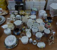 COALPORT SMALL DECORATIVE DISH, GIBSON'S EMBOSSED SUGAR BOWL AND MILK JUG, ROYAL DOULTON DISH (