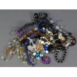 SELECTION OF COSTUME JEWELLERY principally glass bead and other