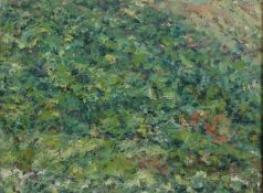 PAMELA IBBOTSON (TWENTIETH/ TWENTY FIRST CENTURY) OIL ON CANVAS ?Woods (towards Lantern Pike)?, Peak