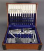 SIXTY TWO PIECE PART TABLE TOP CANTEEN OF TABLE CUTLERY, INITIALLED ?B?, comprising: SIX DINNER
