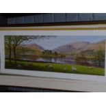 KEITH MELLING ARTIST SIGNED COLOUR PRINT ?Grasmere from Dale End?