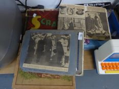 THREE VARIOUS SCRAP ALBUMS, LATE 1930's PRESS CUTTINGS