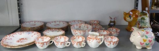 CIRCA 1892 WILEMAN & CO 37 PIECE PORCELAIN TEA SERVICE, REGISTRATION NUMBER 175636