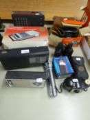 PORTABLE RADIO'S AND CAMERA'S TO INCLUDE; 'HALINA PAULETTE' 35mm CAMERA, A KODAK BROWNIE 127, A