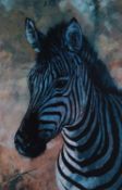 ROLF HARRIS (b. 1930) ARTIST SIGNED LIMITED EDITION COLOUR PRINT ON PAPER ?Young Zebra? (86/195)