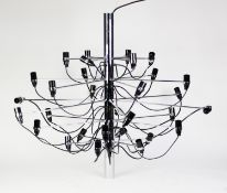 GINO SARFATTI FOR FLOS, 2097/30 CHANDELIER IN CHROME FINISH, 28 ¾? (73cm) drop