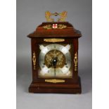F.W. ELLIOTT FOR GARRARD, GEORGE II STYLE LIMITED EDITION MAHOGANY MANTLE CLOCK TO COMMEMORATE ?