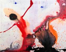 ROSE FELLER (Szucs Rozsa, Hungarian) MIXED MEDIA ON CANVAS Abstract Unsigned 15 3/4in x 19 3/4in (40