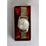 GENT?S TELTIME SWISS WRISTWATCH with mechanical movement and ANOTHER GENT?S WRISTWATCH (2)