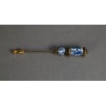 DELFT PORCELAIN FANCY HAT PIN OR STICK PIN