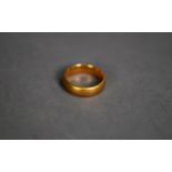 22ct GOLD PLAIN WEDDING RING, Birmingham 1919, ring size J/K, 6.5gms