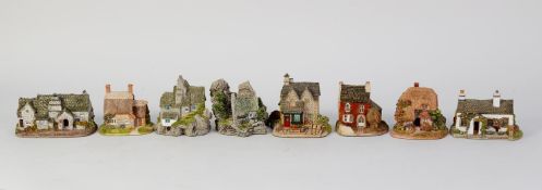 EIGHT LILLIPUT LANE COMPOSITION MODELS OF HOUSES AND COTTAGES, comprising; ROSE COTTAGE-SKIRSGILL,