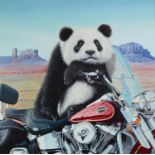 STEVE TANDY (b.1973) ARTIST SIGNED LIMITED EDITION COLOUR PRINT ?Born to be Wild?, (13/150), with