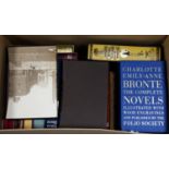 A quantity of FOLIO SOCIETY titles, to include Bronte - Complete Novels, 7 volumes blue boards. T