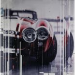 KRIS HARDY (b.1978) MIXED MEDIA ON CANVAS ?A C Cobra? Signed, tilted to gallery label verso 32? x