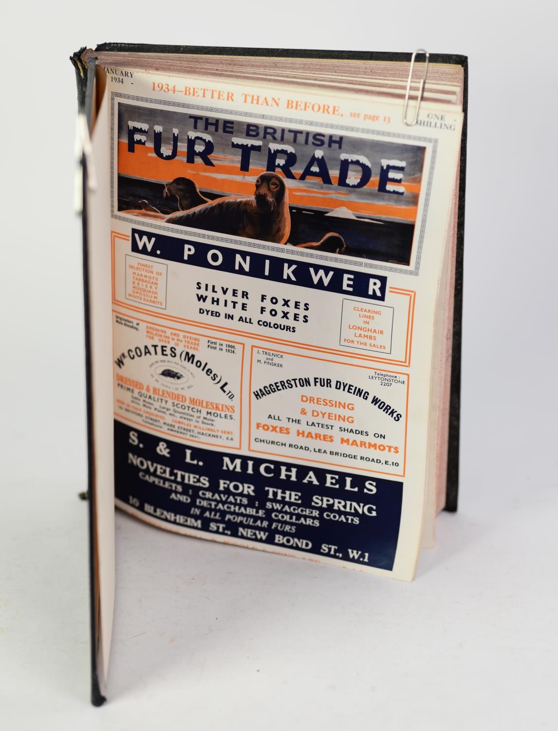 The British FUR Trade, TRADE JOURNAL, for the year 1934, published by The British United - Image 3 of 3