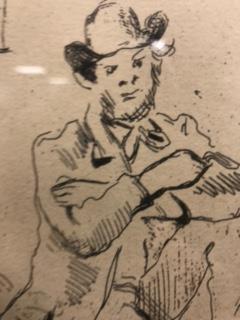 AFTER PAUL CEZANNE (1839-1906) ETCHING 'Portrait de Guillaumin' Unsigned The impression 6" x 4 ½" ( - Image 2 of 3