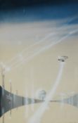 EDWARD BLAIR WILKINS (TWENTIETH CENTURY) MIXED MEDIA ON PAPER ?Canis Minor Procyon 4? Signed, titled