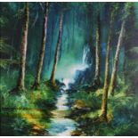 PHILLIP GRAY (b.1959) ARTIST SIGNED LIMITED EDITION COLOUR PRINT ?Forest of Light? (12/195) with