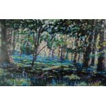 TIMMY MALLETT (B.1955) ARTIST SIGNED LIMITED EDITION COLOUR PRINT Bluebell Shadows, (74/195), no