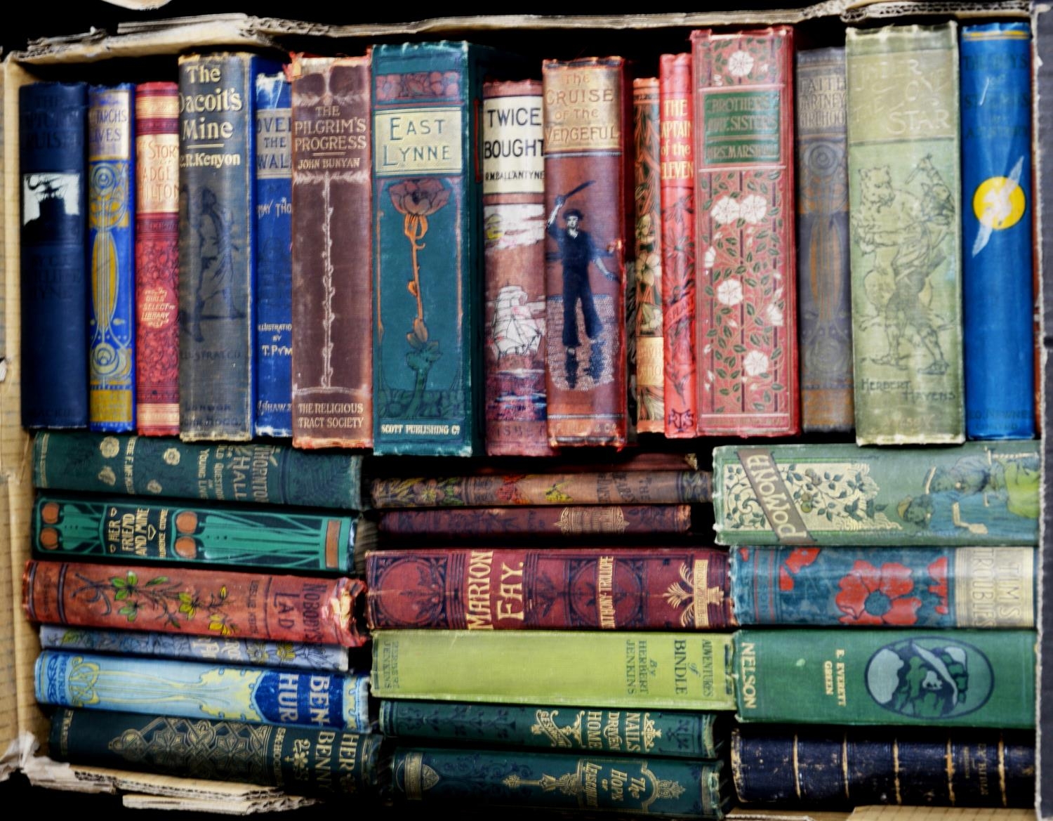 A small quantity of mainly VICTORIAN juvenile fiction, all bound in typical period illustrative