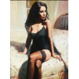 FABIAN PEREZ (b.1967) ARTIST SIGNED LIMITED EDITION COLOUR PRINT ?Kayleigh at the Ritz? (50/195)