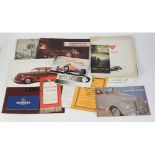 MOTOR CAR INTEREST. An interesting selection of trade material relating to various vintage cars to