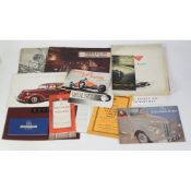 MOTOR CAR INTEREST. An interesting selection of trade material relating to various vintage cars to