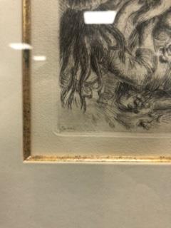 AFTER PIERRE AUGUSTE RENOIR (1841-1919) ETCHING7 ?Le Chapeau Epingle? Signed in the plate The - Image 4 of 4