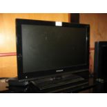 POLAROID SMALL FLAT SCREEN TELEVISION, 19?