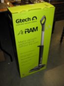 A SIMILAR G-TECH AIRRAM CORDLESS UPRIGHT VACUUM CLEANER