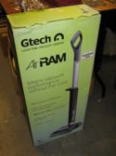 G-TECH AIRRAM CORDLESS UPRIGHT VACUUM CLEANER, (BOXED)