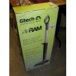 G-TECH AIRRAM CORDLESS UPRIGHT VACUUM CLEANER, (BOXED)