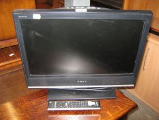 SONY FLAT SCREEN TELEVISION, 20?