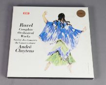 CLASSICAL VINYL RECORDS. RAVEL Complete Orchestral Works, Andre Cluytens, 4lp box set, SAX 2476-9,