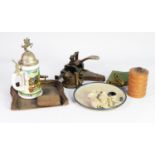 MIXED LOT OF COLLECTABLES, to include: POWELL & HANMER ?NEW SULTAN? BICYCLE LAMP, glass cracked, TWO