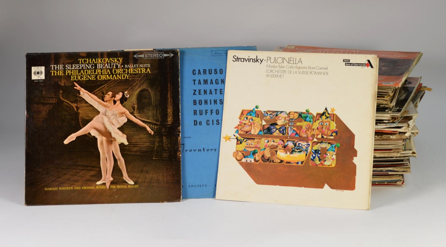 CLASSICAL VINYL RECORDS. MRAWINSKIJ - Tschaikowsky, Sinfonie nr 4, DGG, tulip labels, RED Stereo - Image 2 of 2