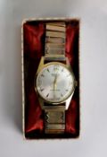 GENT?S TELTIME SWISS WRISTWATCH with mechanical movement and ANOTHER GENT?S WRISTWATCH (2)