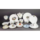 15 ITEMS OF CHINA TEA WARES RELATING TO THE EMPIRE EXHIBITION WEMBLEY 1924-25, W. H. Goss teacup and