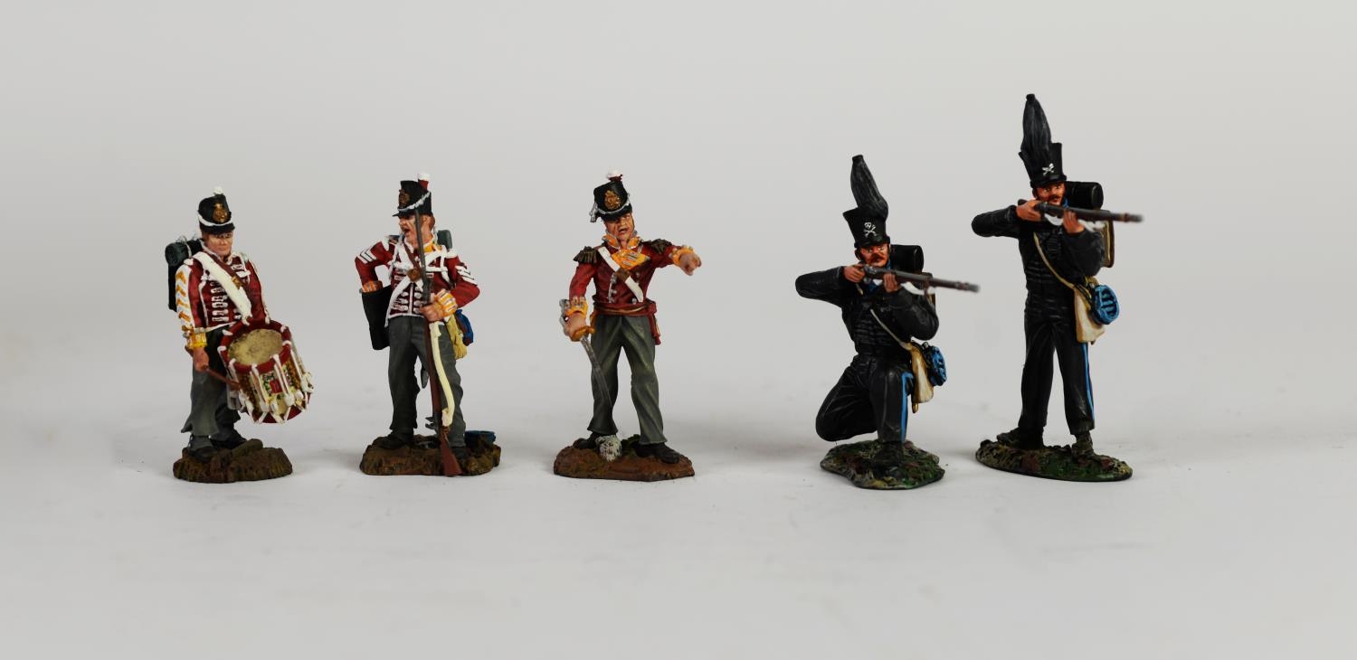 TWO PATRIOT MINT & BOXED HAND-PAINTED DIE CAST NAPOLEONIC SOLDIERS, viz Brunswicker Leib Battalion