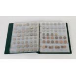 RING BINDER CONTAINING A GOOD SELECTION OF EUROPEAN PRE-EURO COINAGE and a GOOD SELECTION OF U.S.