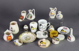 15 PIECES OF MAINLY CRESTED CHINA TYPE WARES WITH THE LION LOGO FOR BRITISH EMPIRE EXHIBITION