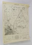 LARGE SELECTION OF APPROXIMATELY 270, CIRCA 1950s GREAT BRITAIN ORDNANCE SURVEY MAPS/SHEETS, in a
